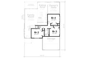Traditional Style House Plan - 4 Beds 2.5 Baths 2154 Sq/Ft Plan #20-2396 