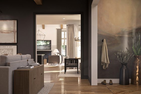 Interior - Entry 1 for Farmhouse House Plan #455-680 - 4 bed, 3.5 bath