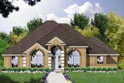 European Style House Plan - 3 Beds 2 Baths 1640 Sq/Ft Plan #40-114 