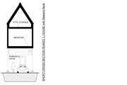 Traditional Style House Plan - 2 Beds 2 Baths 1000 Sq/Ft Plan #905-6 