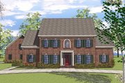 Colonial Style House Plan - 4 Beds 5 Baths 3319 Sq/Ft Plan #8-101 