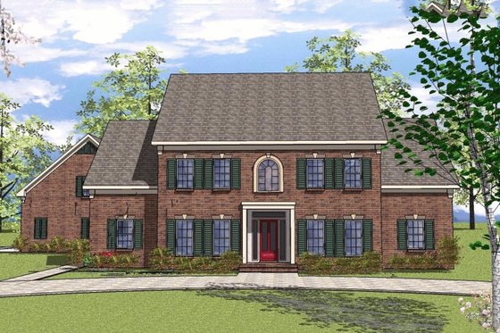 3300 square foot Colonial House plan