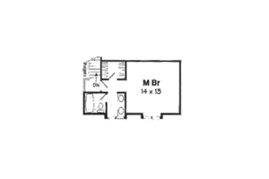 Floor Plan - Upper Floor for Traditional House Plan #116-215 - 4 bed, 2 bath