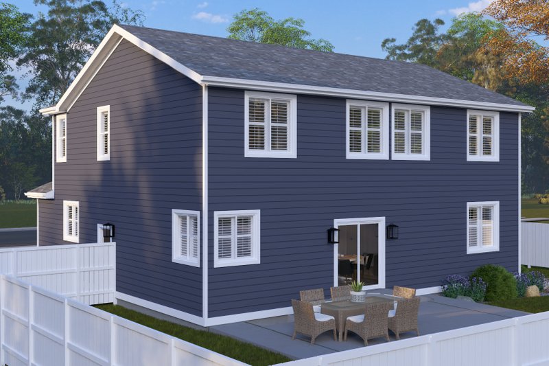 Home Plan - Exterior - Rear Elevation for Farmhouse House Plan #1060-360 - 4 bed, 2.5 bath