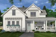 Farmhouse Style House Plan - 4 Beds 3.5 Baths 2733 Sq/Ft Plan #51-1270 