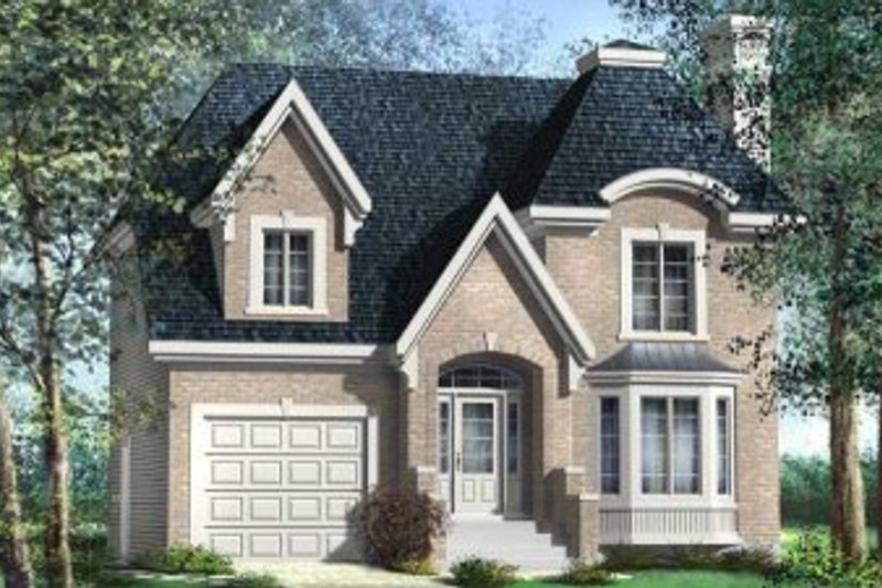 Dream House Plan - Colonial Exterior - Front Elevation Plan #25-4146