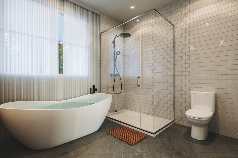 House Design - Interior - Master Bathroom 2 for Farmhouse House Plan #23-2811 - 3 bed, 2 bath