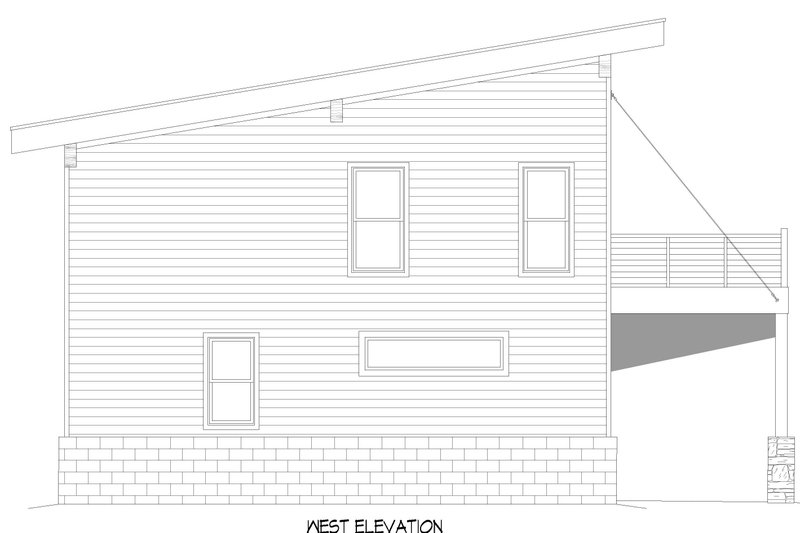 Dream House Plan - Exterior - Other Elevation for Contemporary House Plan #932-705 - 2 bed, 2 bath
