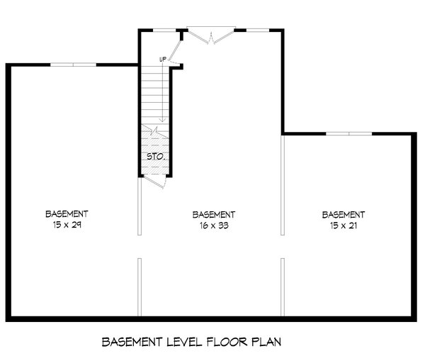 Dream House Plan - Ranch Floor Plan - Lower Floor Plan #932-733