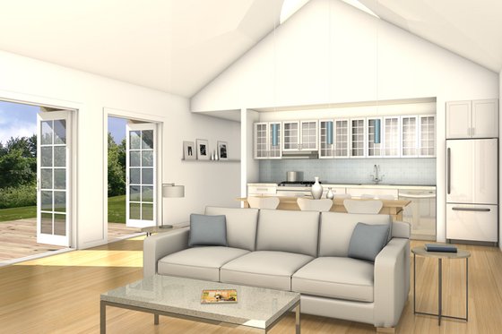 Interior - Other for Barndominium House Plan #497-55 - 2 bed, 1 bath