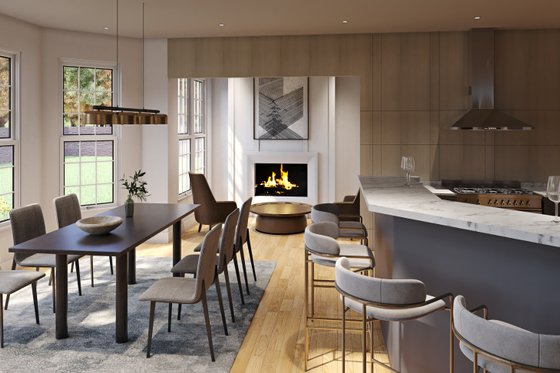 Interior - Kitchen for Traditional House Plan #54-324 - 5 bed, 4 bath