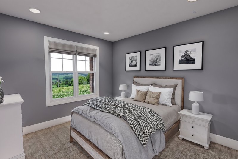 House Design - Interior - Bedroom 2 for Farmhouse House Plan #51-1449 - 4 bed, 4 bath
