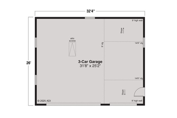 House Blueprint - Craftsman Floor Plan - Main Floor Plan #124-1427