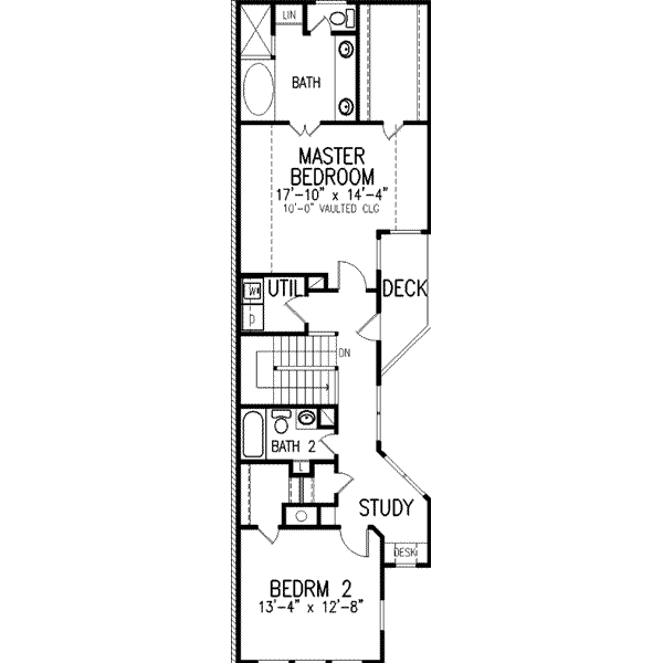House Design - Victorian Floor Plan - Upper Floor Plan #410-336