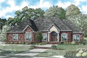 European Style House Plan - 4 Beds 4.5 Baths 3445 Sq/Ft Plan #17-2474 