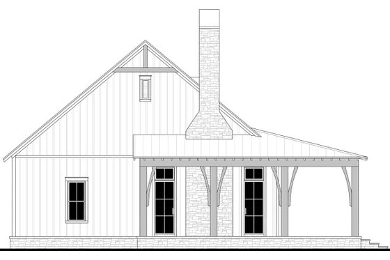 Exterior - Other Elevation for Barndominium House Plan #430-363 - 4 bed, 3.5 bath