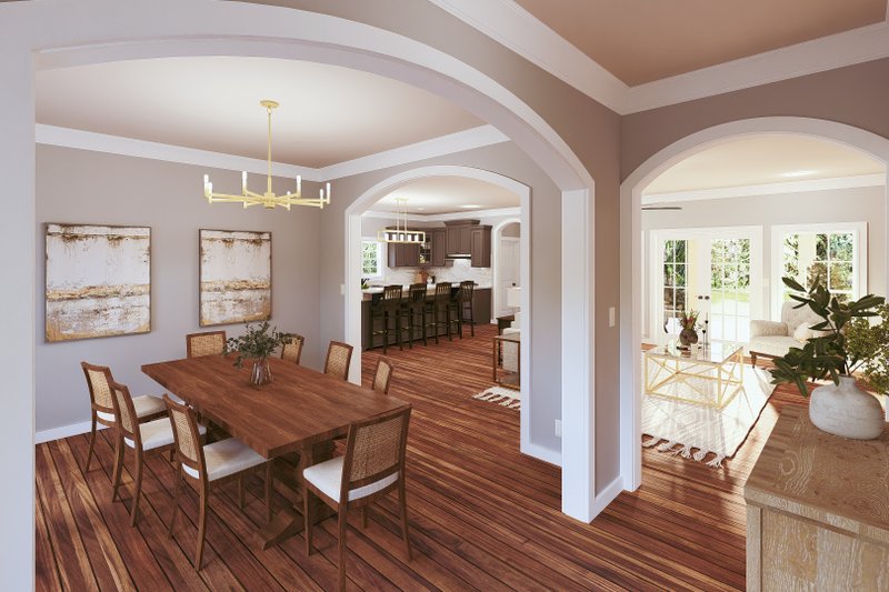 Dream House Plan - Interior - Entry for Southern House Plan #44-189 - 3 bed, 2.5 bath