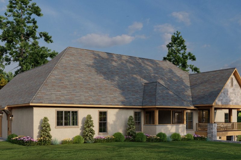 House Blueprint - Exterior - Other Elevation 1 for Craftsman House Plan #17-3451 - 3 bed, 3.5 bath