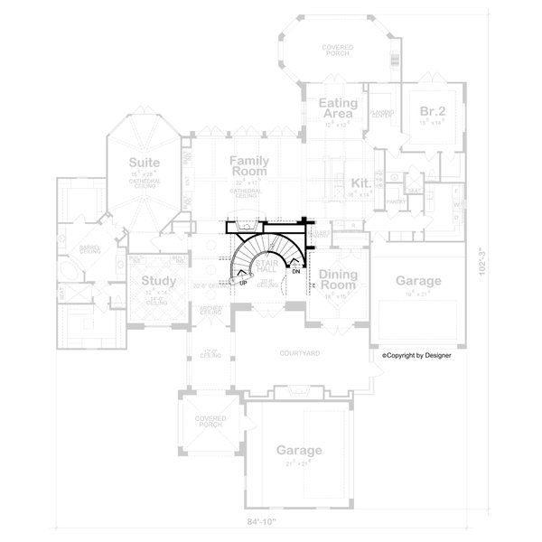 European Floor Plan - Other Floor Plan #20-2569