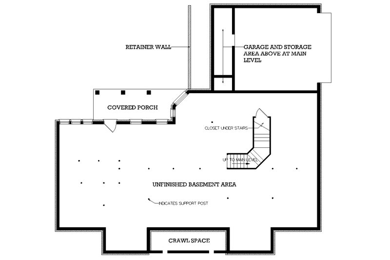 Home Plan - Floor Plan - Other Floor for Traditional House Plan #45-219 - 3 bed, 2 bath