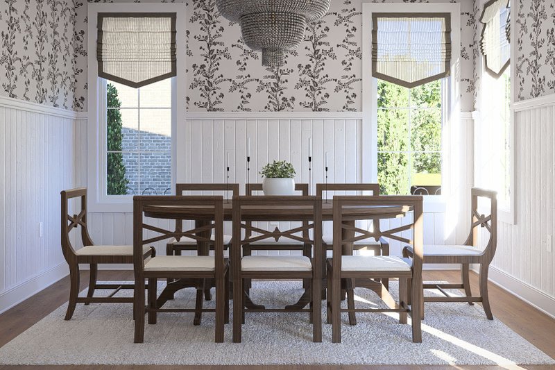 Dream House Plan - Interior - Dining Room for Victorian House Plan #455-776 - 4 bed, 2.5 bath