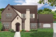 European Style House Plan - 3 Beds 3 Baths 3221 Sq/Ft Plan #84-406 