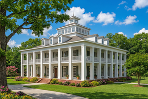 Southern Exterior - Front Elevation Plan #17-280