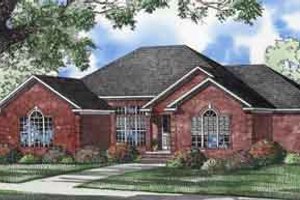 Traditional Exterior - Front Elevation Plan #17-2083