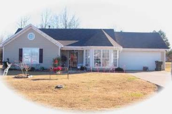 Exterior - Front Elevation for Traditional House Plan #81-1385 - 3 bed, 2 bath