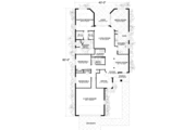 Mediterranean Style House Plan - 3 Beds 2 Baths 2093 Sq/Ft Plan #420-263 