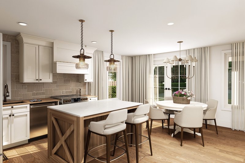 Home Plan - Interior - Dining Room for Farmhouse House Plan #23-2036 - 2 bed, 1.5 bath