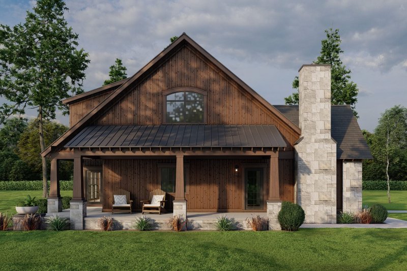 House Blueprint - Exterior - Other Elevation 2 for Country House Plan #923-349 - 3 bed, 2.5 bath
