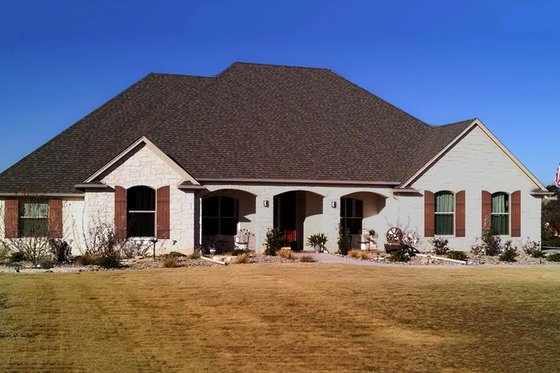Exterior - Front Elevation for European House Plan #84-625 - 3 bed, 2.5 bath