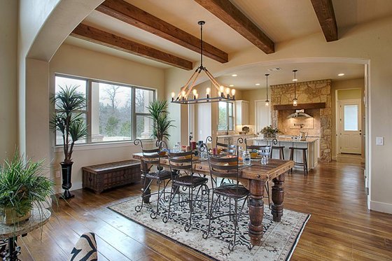 Interior - Kitchen 1 for Mediterranean House Plan #80-141 - 4 bed, 4 bath