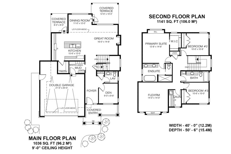 Dream House Plan - Exterior - Front Elevation 4 for Modern House Plan #1100-30 - 3 bed, 2.5 bath