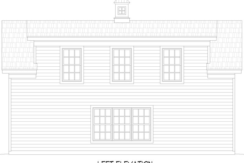 House Design - Exterior - Other Elevation for Country House Plan #932-979, 0 bath