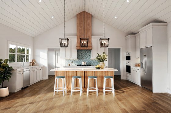 Interior - Kitchen for Farmhouse House Plan #1117-1 - 4 bed, 3.5 bath