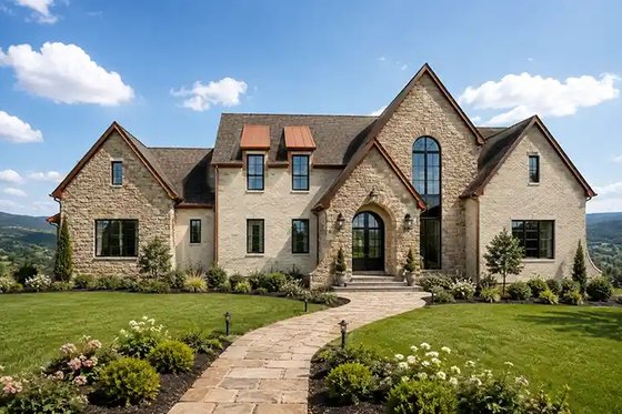 Exterior - Other Elevation for Modern House Plan #1116-54 - 4 bed, 4.5 bath