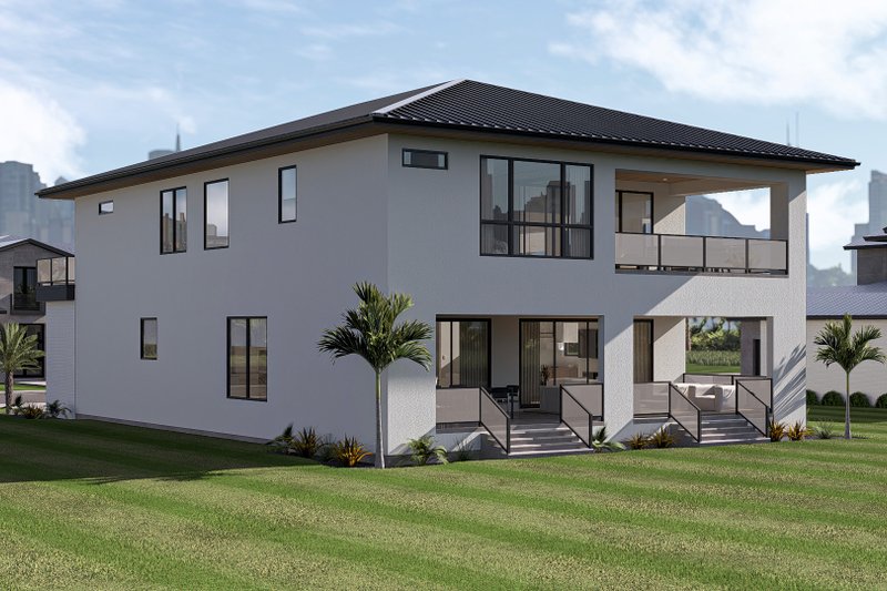 Home Plan - Exterior - Other Elevation 5 for Modern House Plan #455-821 - 4 bed, 4 bath