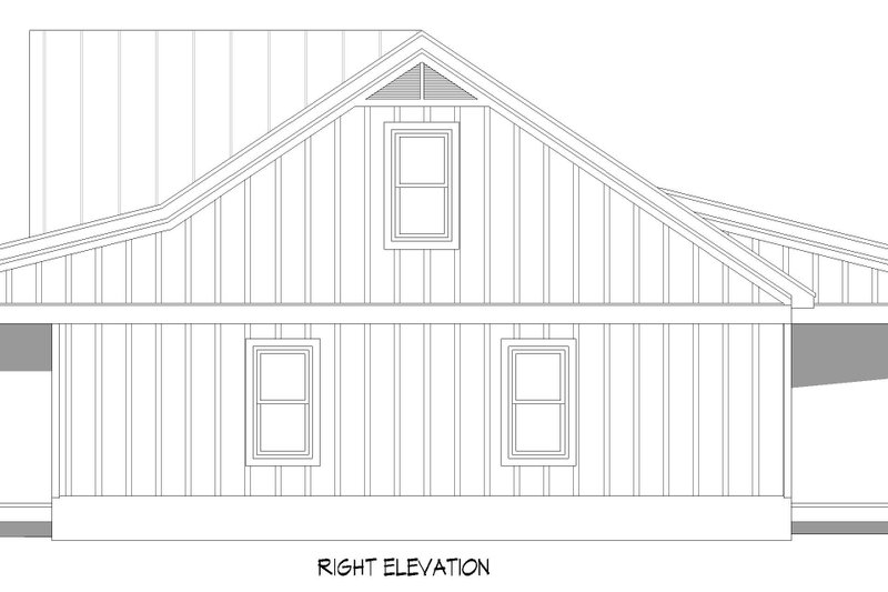 House Blueprint - Exterior - Other Elevation 1 for Country House Plan #932-1351 - 3 bed, 2.5 bath