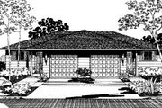 Traditional Style House Plan - 3 Beds 2 Baths 3544 Sq/Ft Plan #303-178 