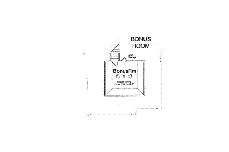 Home Plan - Floor Plan - Other Floor for European House Plan #310-536 - 4 bed, 3 bath