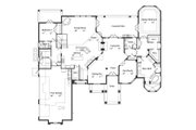 European Style House Plan - 4 Beds 4.5 Baths 4515 Sq/Ft Plan #417-425 