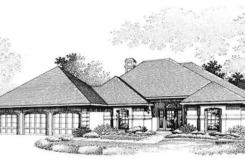 House Plan Design - European Exterior - Front Elevation Plan #320-388