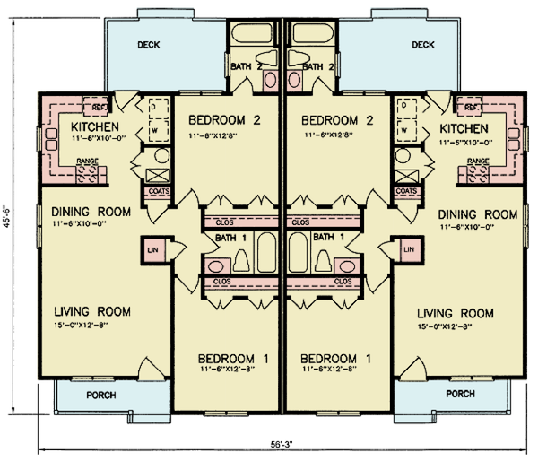 Dream House Plan - Traditional Floor Plan - Main Floor Plan #54-607