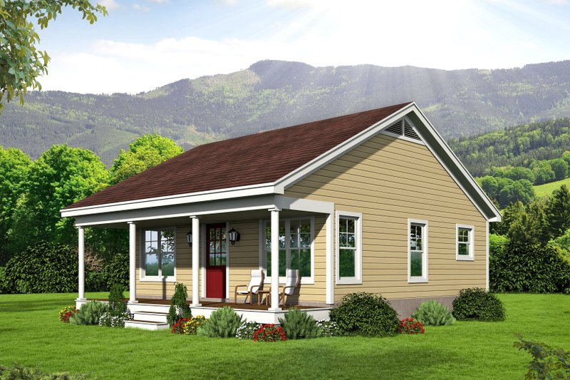 Home Plan - Country Exterior - Front Elevation Plan #932-191
