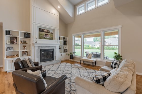 Interior - Family Room 1 for Farmhouse House Plan #1070-42 - 4 bed, 3.5 bath
