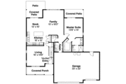 Farmhouse Style House Plan - 3 Beds 2.5 Baths 1887 Sq/Ft Plan #124-441 