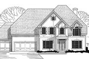 European Style House Plan - 4 Beds 4 Baths 2848 Sq/Ft Plan #67-187 