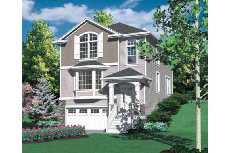 Dream House Plan - Traditional Exterior - Front Elevation Plan #48-318